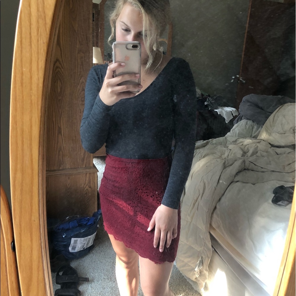 F21 long sleeve bodysuit